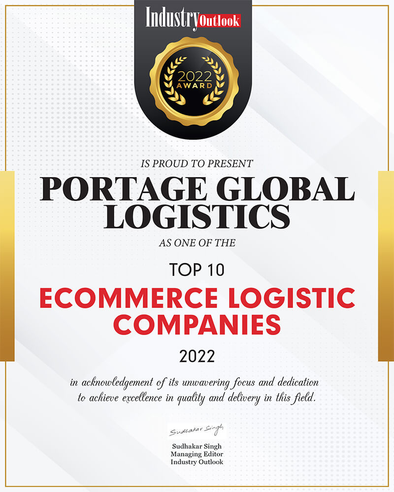 Top 10 e commerce logistics company award certification